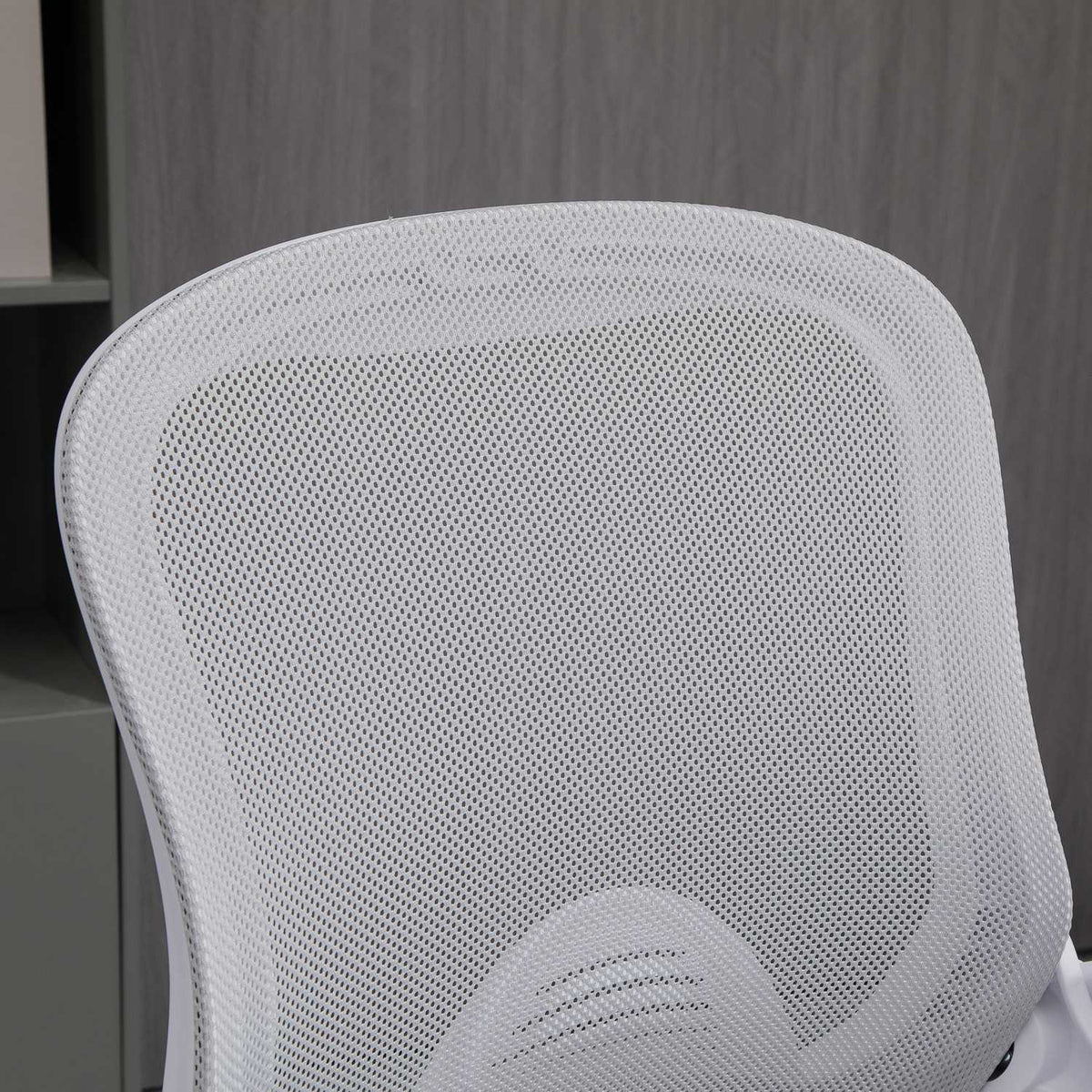 Office chair, desk chair, standing function, with footrest, swivel seat, steel, black, 64 x 60 x 106-126 cm