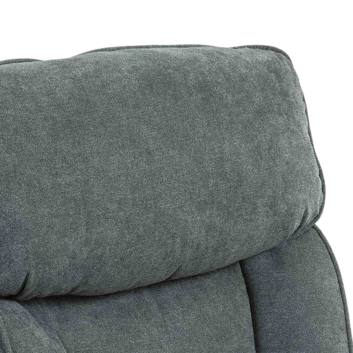 Office chair, ergonomic desk chair with rocker function, linen look, height-adjustable PC chair with swivel function, thick cushions, load capacity up to 200 kg, for home office, gray