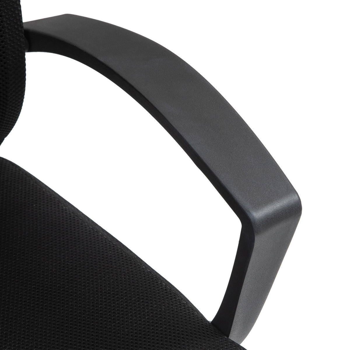 Office chair with tilt function, height-adjustable desk chair, swivel chair can hold up to 120 kg, for office, study, black