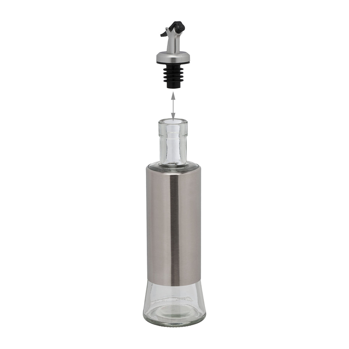 Oil and vinegar set with 4 bottles