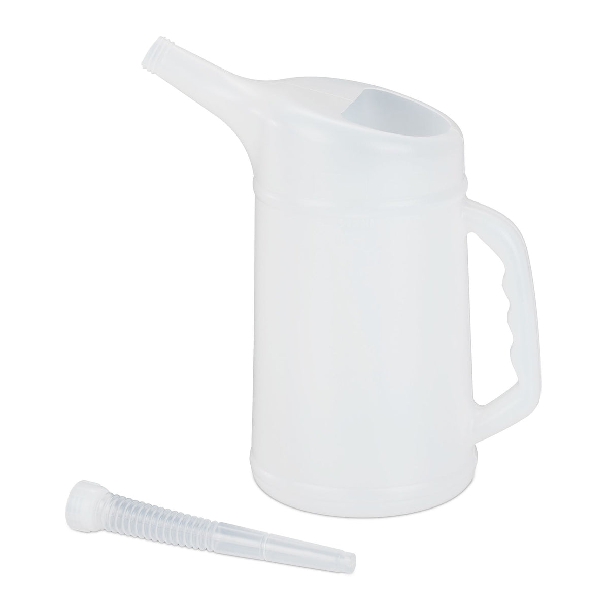 Oil jug with filler neck