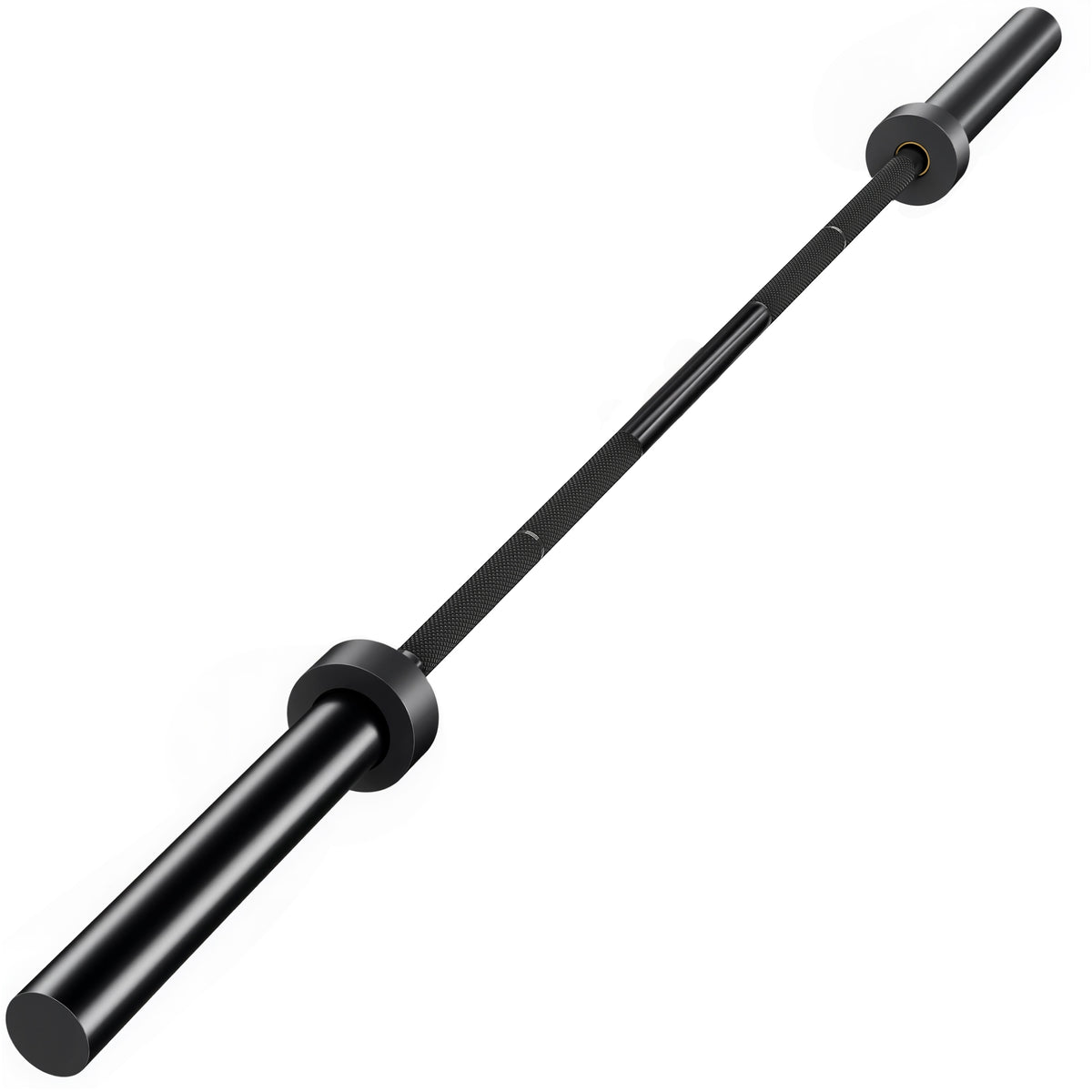 Olympic Barbell, 180 cm Steel, 200 kg Capacity, Black