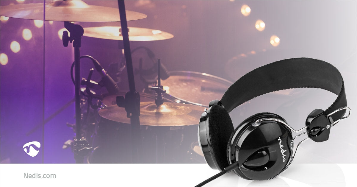 On-Ear Wired Headphones | 3.5 mm | Cable length: 1.10 m | Black
