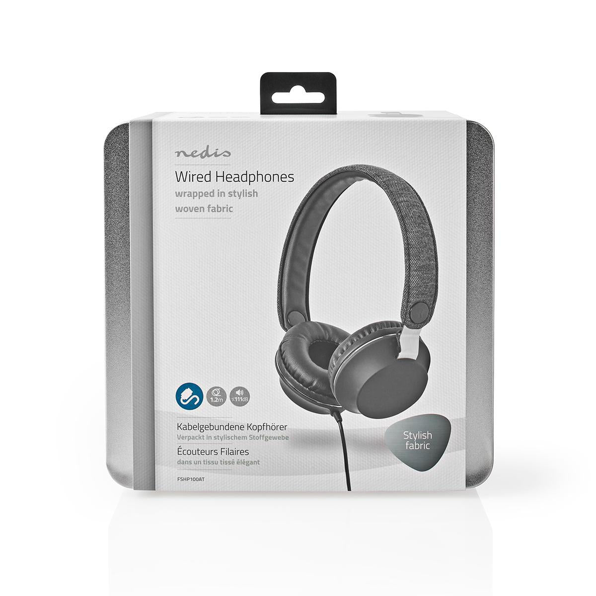 On-Ear Wired Headphones | 3.5 mm | Cable length: 1.20 m | Anthracite / Black
