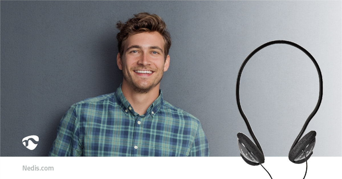 On-Ear Wired Headphones | 3.5 mm | Cable length: 2.10 m | Black