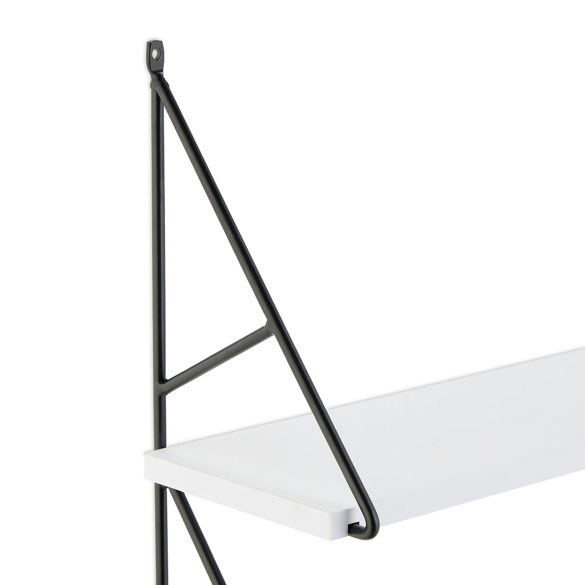 Open wall shelf with 3 shelves