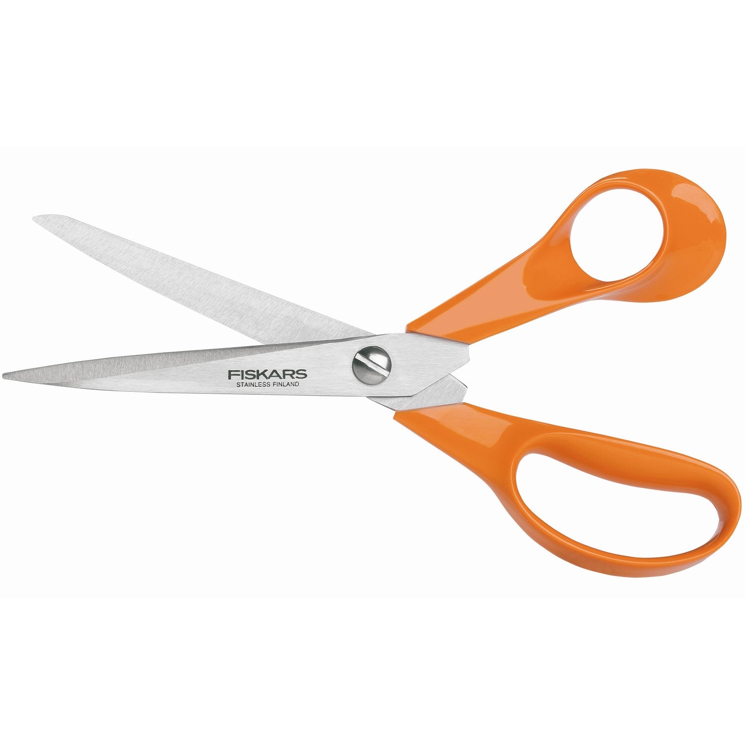 Orange Handle Scissors, 21 cm, Stainless Steel