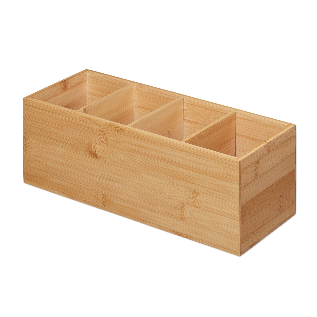 Organization box in bamboo 4 compartments