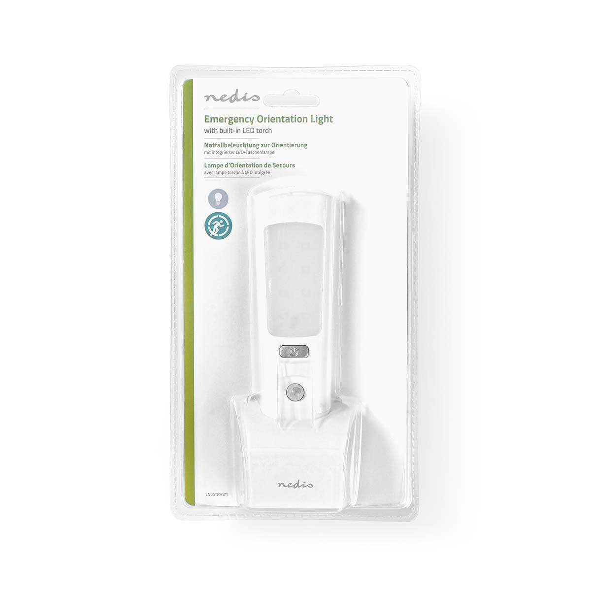 Orientation LED light and flashlight | Power adapter | 220 - 240 V AC 50 Hz | 1.3 W| Rechargeable | Lighting range: 3 m | Beam angle: 71 ° | LED torch