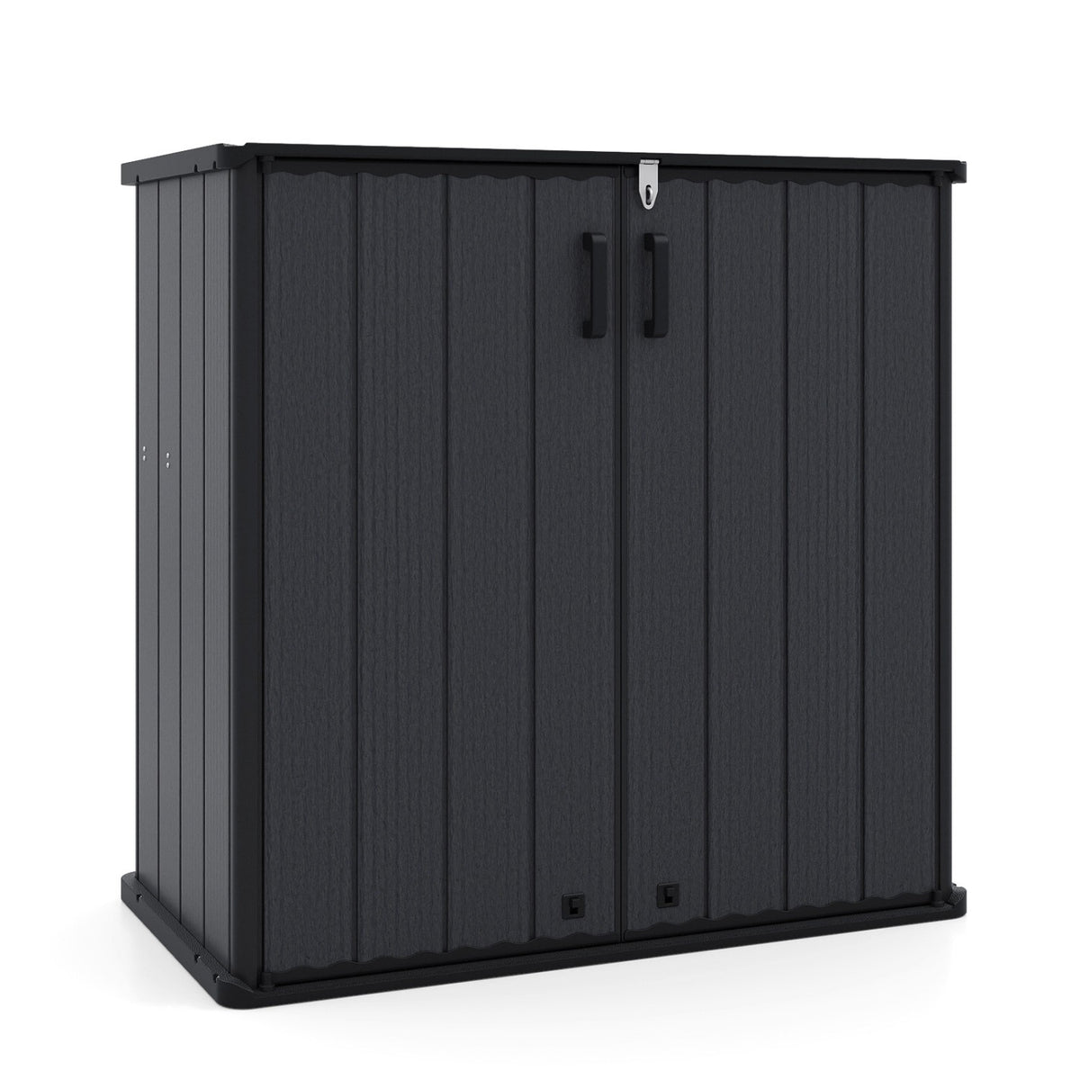 Outdoor 23.5 Cu.ft Black Storage Box, Lockable & Waterproof