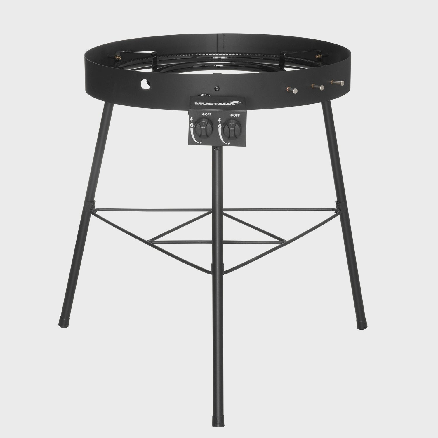 Outdoor Cooking Set with Enamel Burner, Windshield, Stand