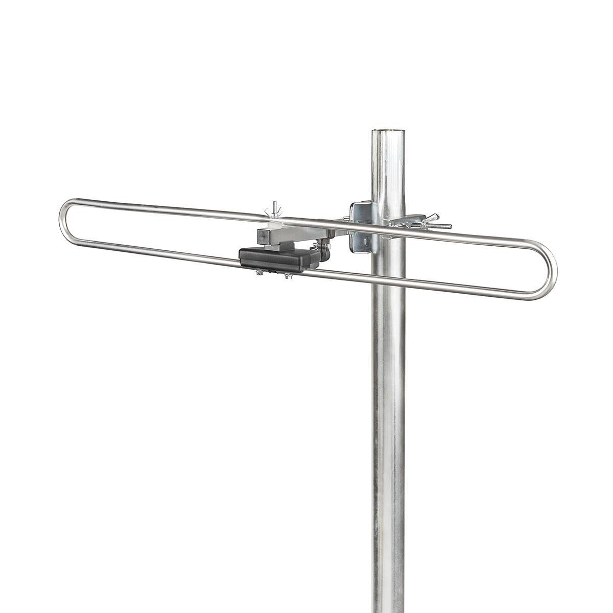 Outdoor DAB + Antenna | Passive | Reception area: 0-50 km | Gain: 4 dB | Aluminum