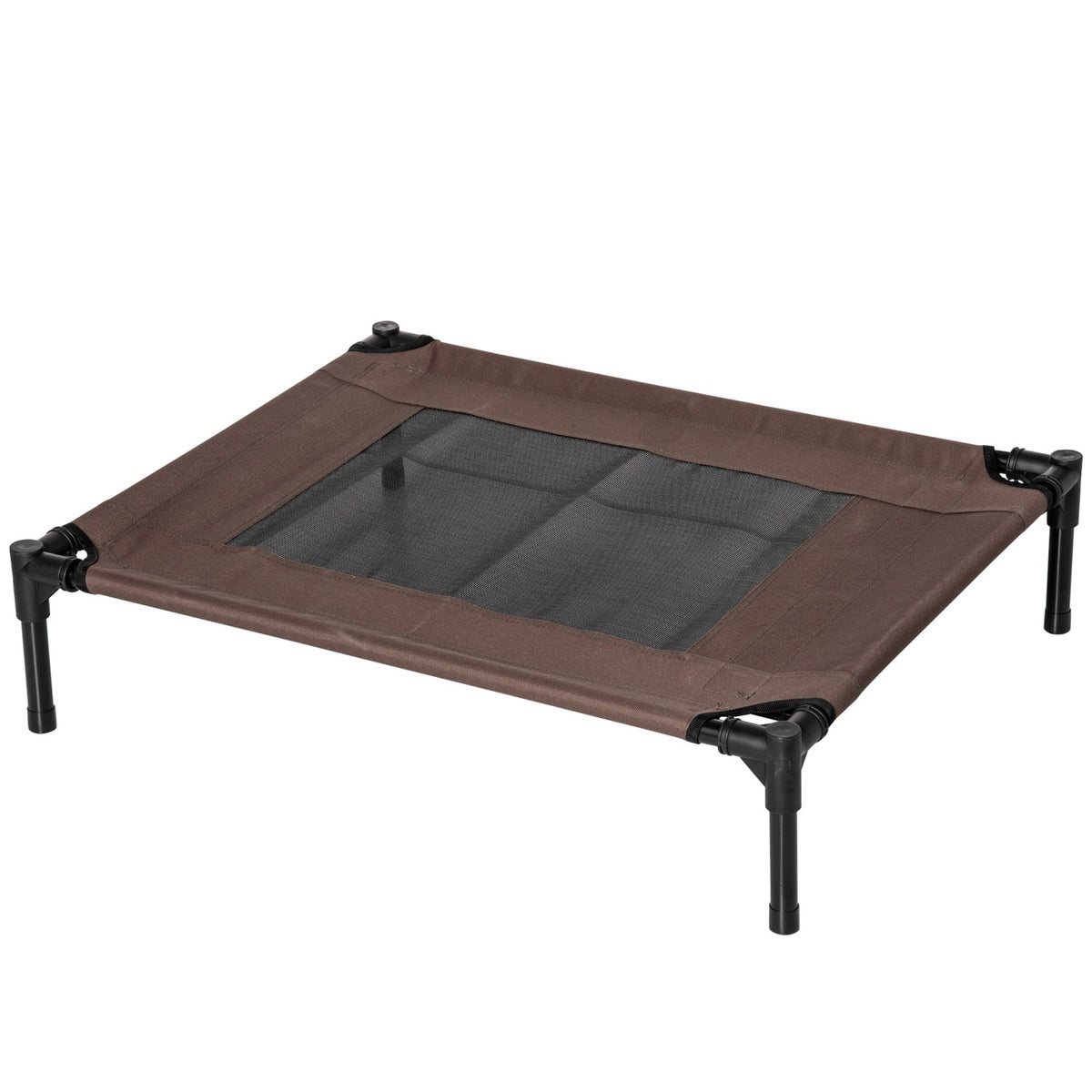 Outdoor Dog Bed Robust Dog Lounger 600D Oxford Brown 76X61X18Cm Dogs & Cats