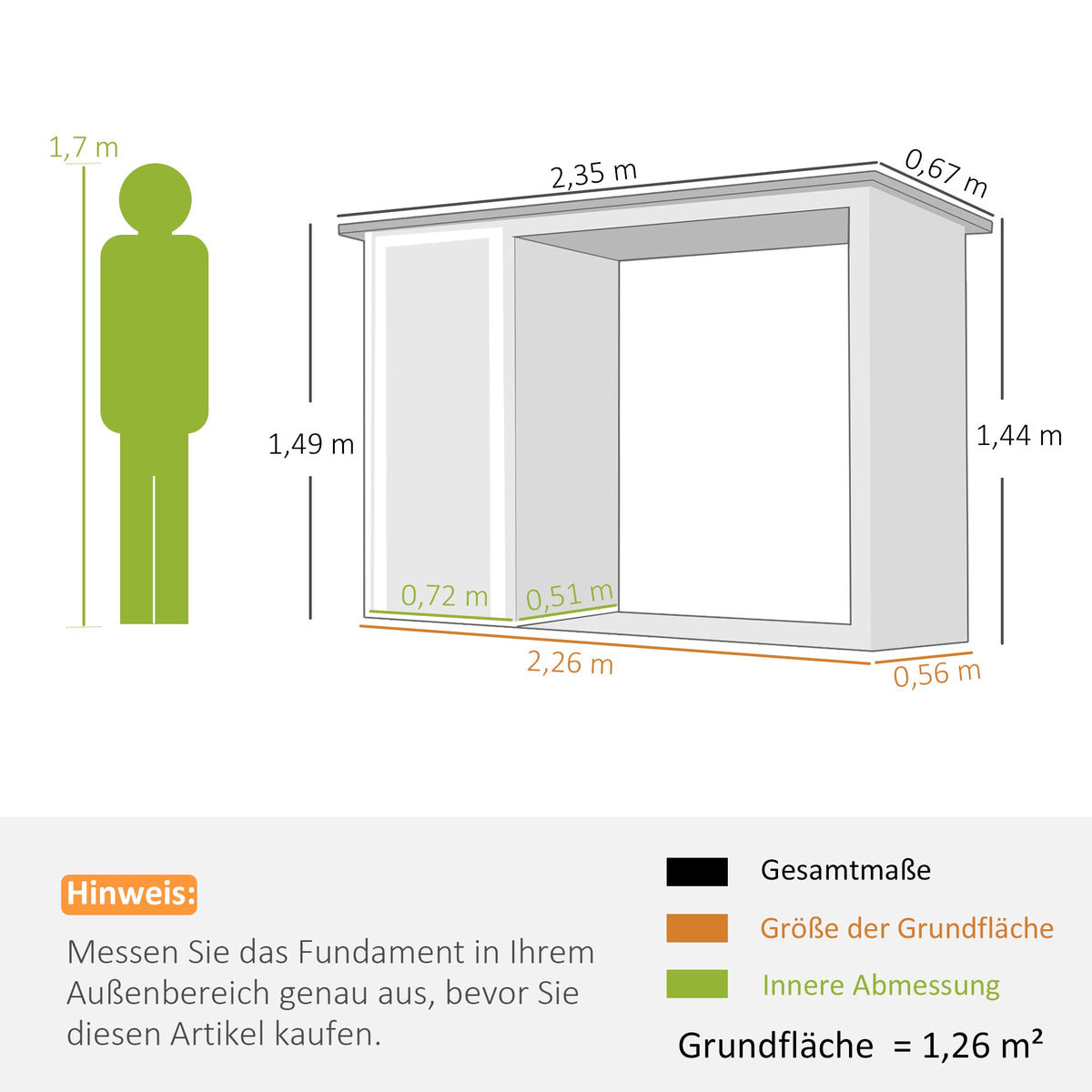 Outdoor Firewood Rack with Tool Cabinet, Galvanized Steel