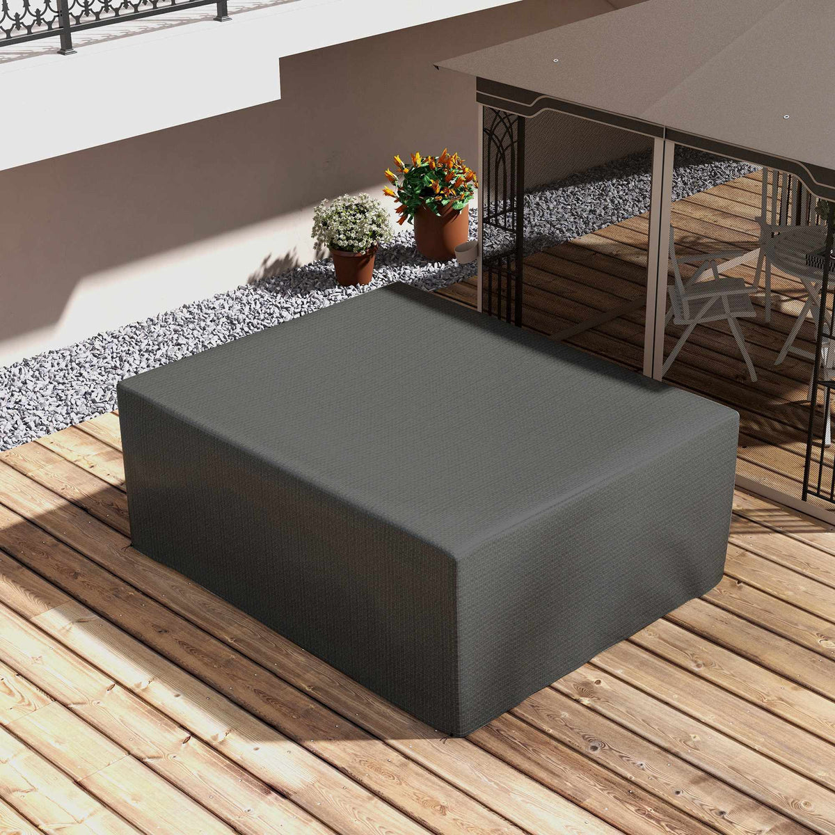 Outdoor Furniture Cover, Waterproof PE, 235x190 cm