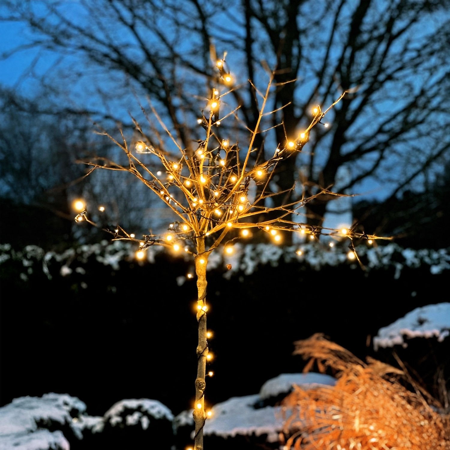 Outdoor LED String Lights 20m, 200 LEDs, Warm White
