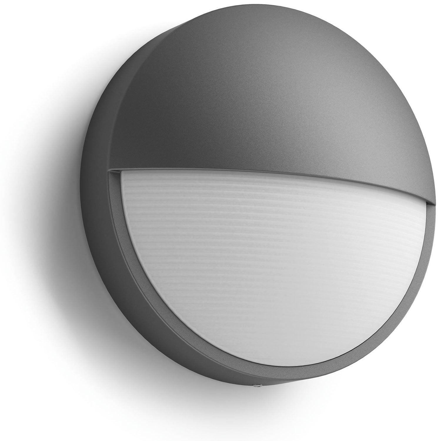 Outdoor LED Wall Light, 800lm, Warm White, Antracit