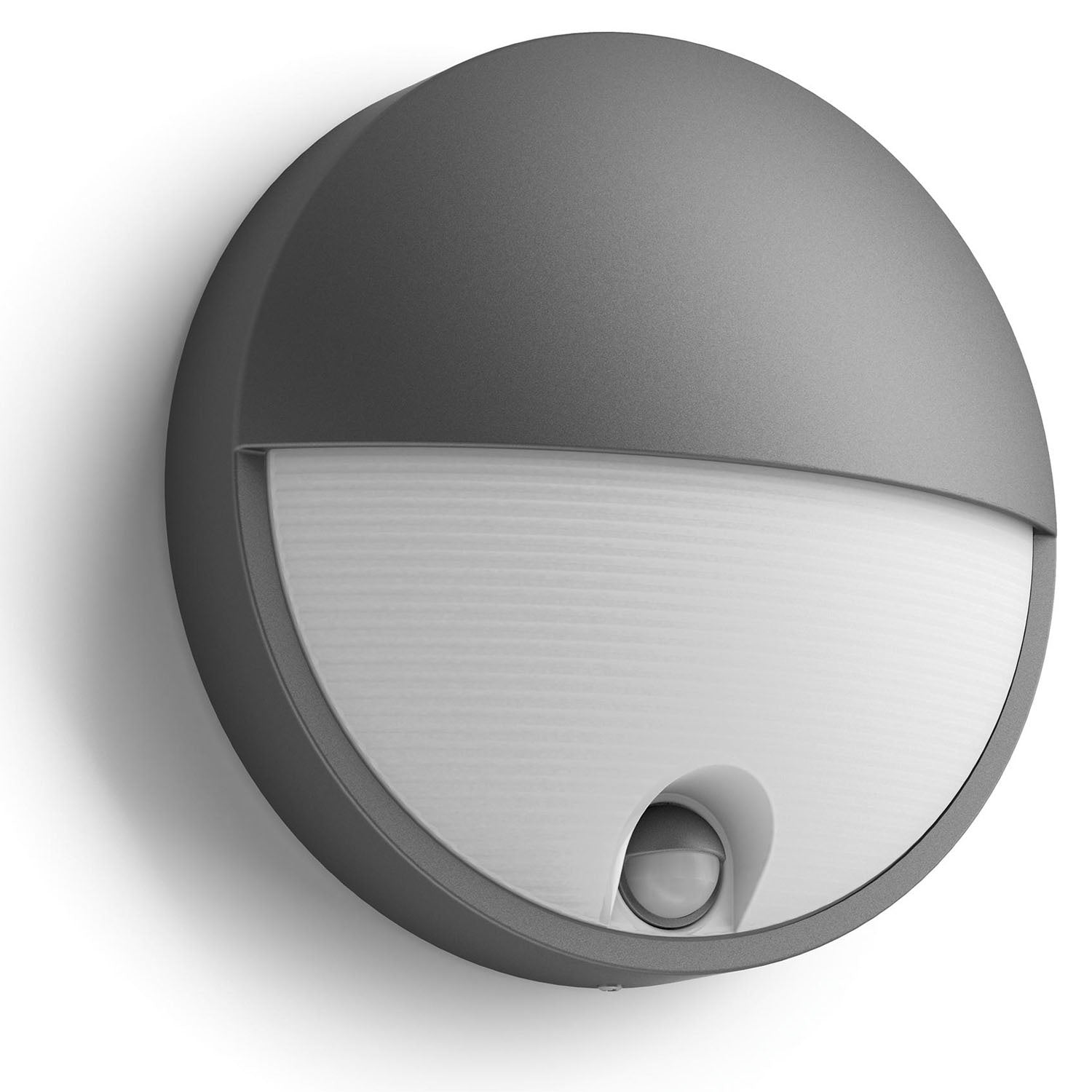 Outdoor LED Wall Light, Motion Sensor, Antracit