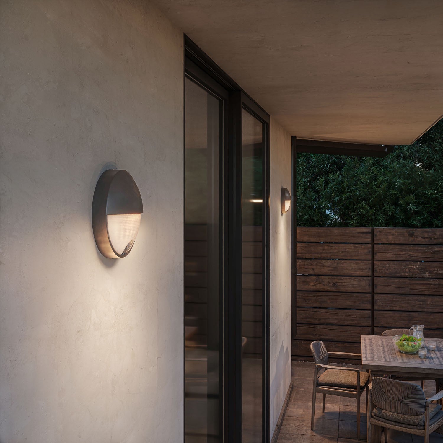 Outdoor LED Wall Light, Motion Sensor, Antracit