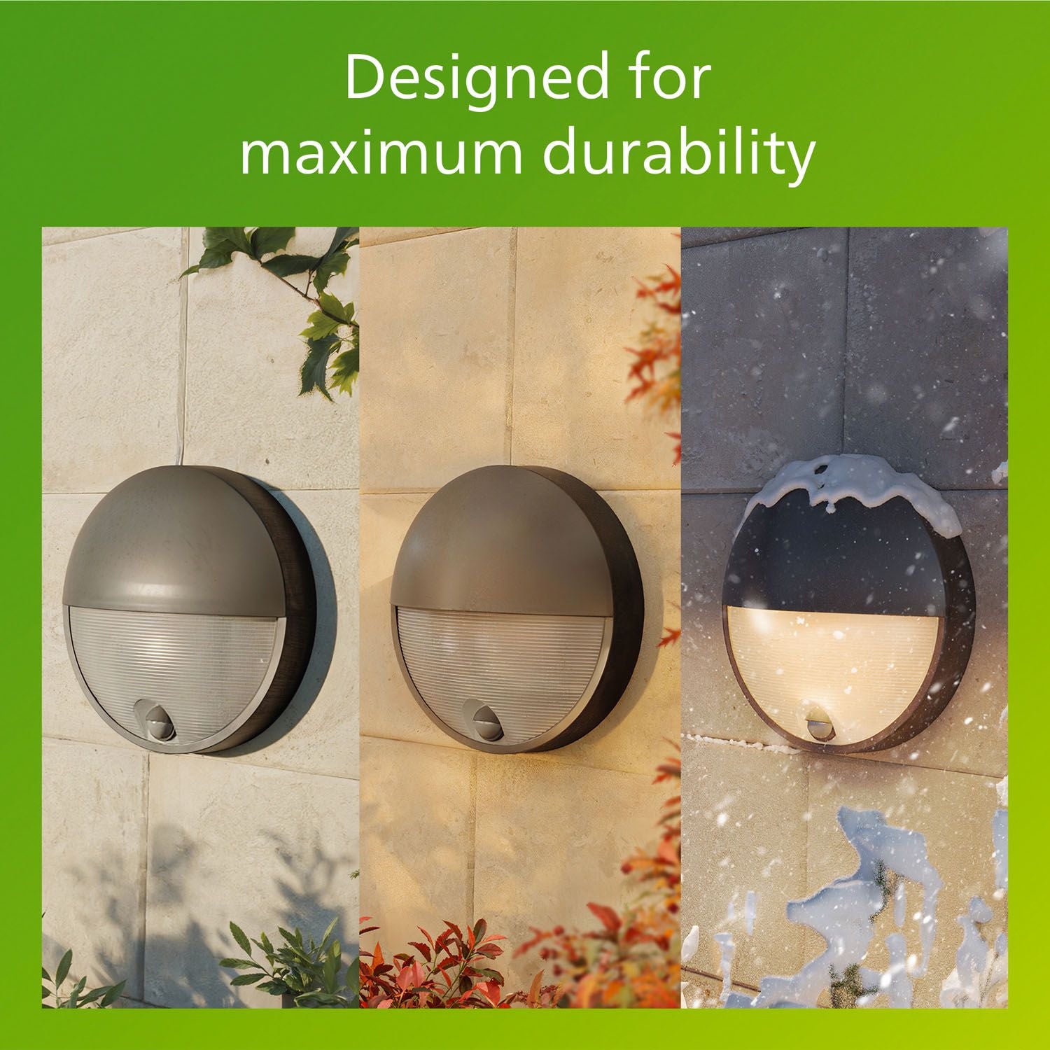 Outdoor LED Wall Light, Motion Sensor, Antracit
