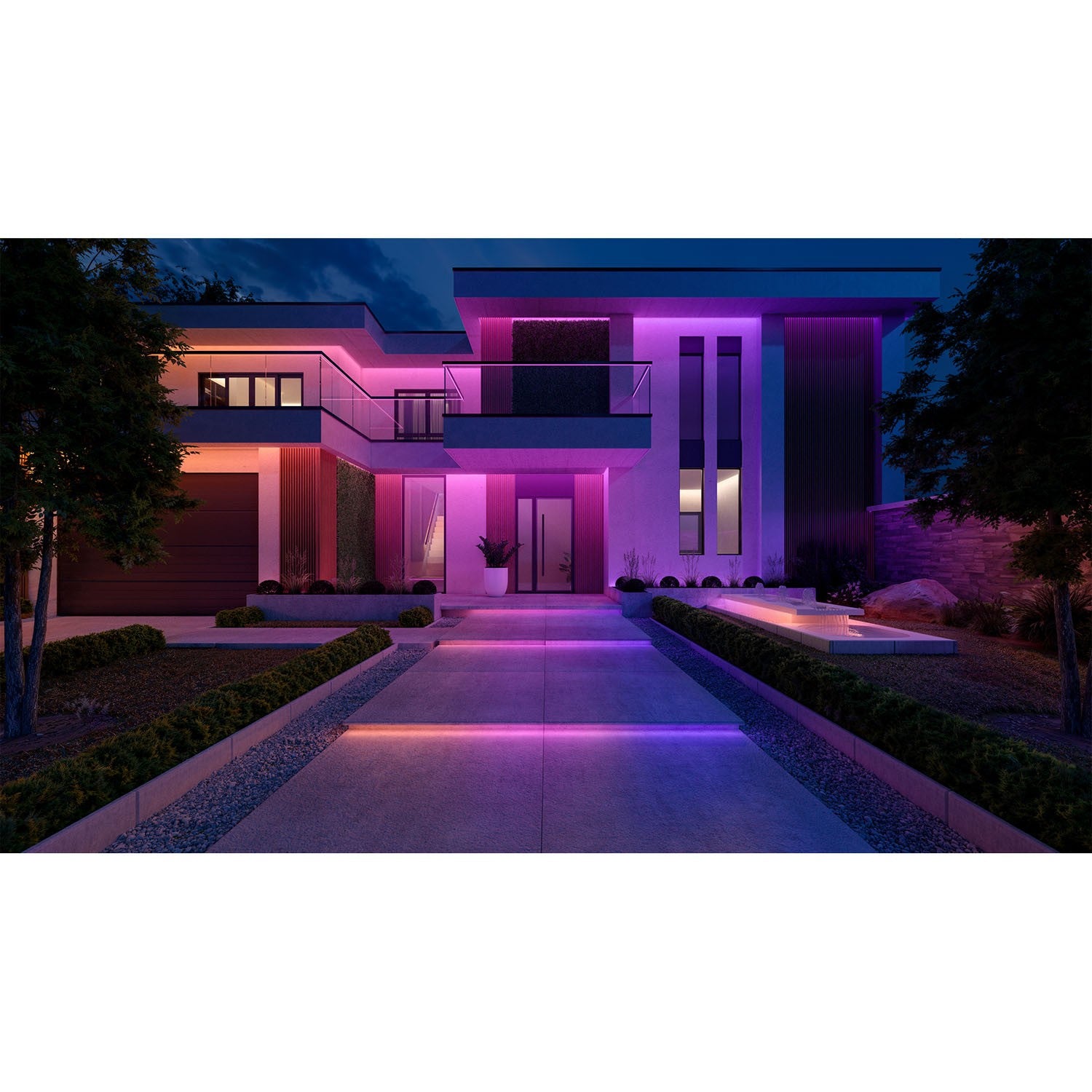 Outdoor Lightstrip, White & Color Gradient, 5m