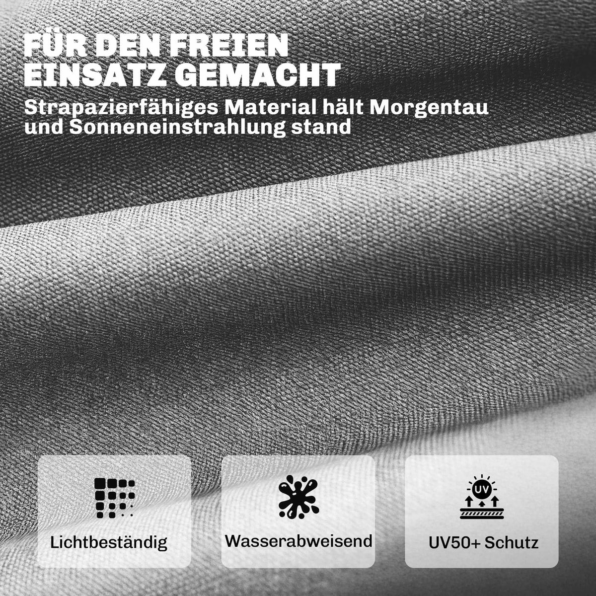 Outdoor Lounger Cushion, Removable, 198x65x13 cm, Light Grey