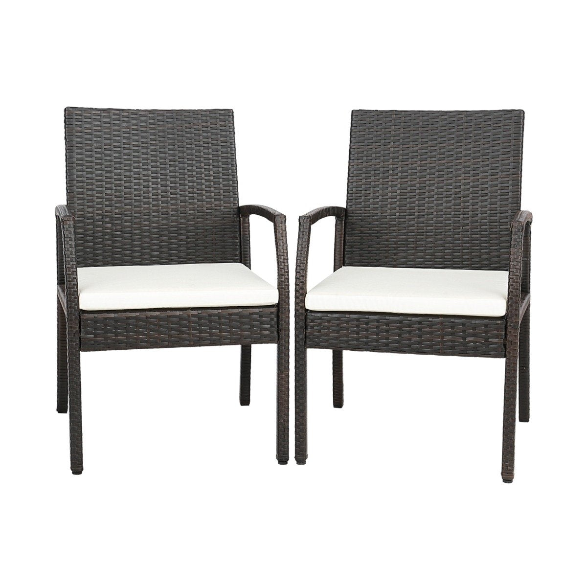 Outdoor PE rattan chairs with soft zipper cushions rattan chair for garden
