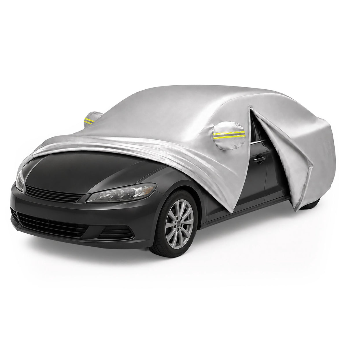 Outdoor Sedan Car Cover, Silver, 435–470 cm