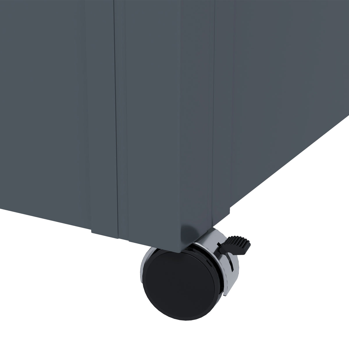 Outdoor Storage Box, Waterproof, 311L, Dark Grey, Steel
