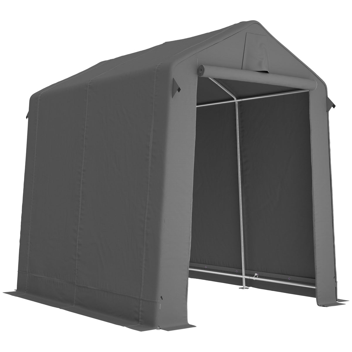 Outdoor Storage Tent 2.3 x 1.9 m, Waterproof, Dark Grey