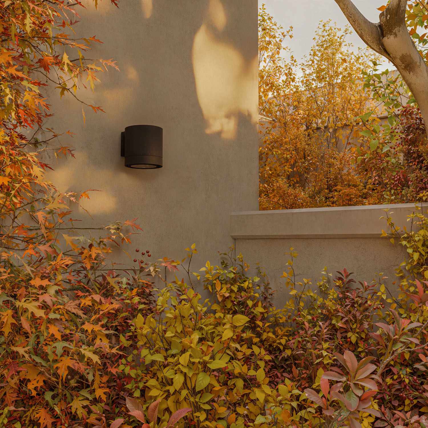 Outdoor Wall Light, Black, IP44, GU10 Socket