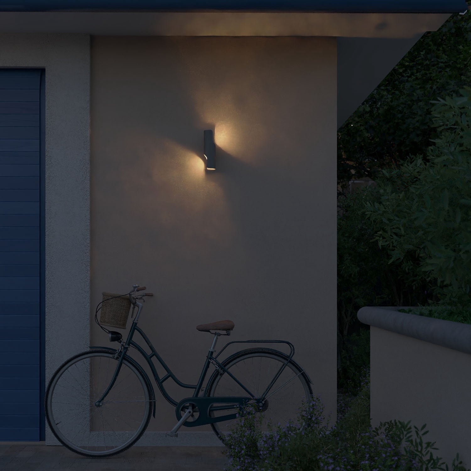 Outdoor Wall Light, Dual Up/Down LED, Anthracite