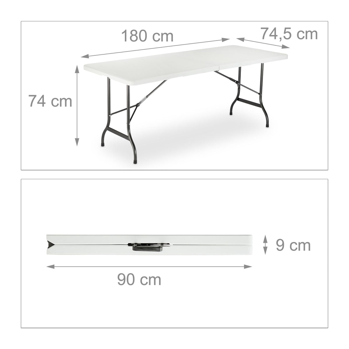 Outdoor furniture foldable white