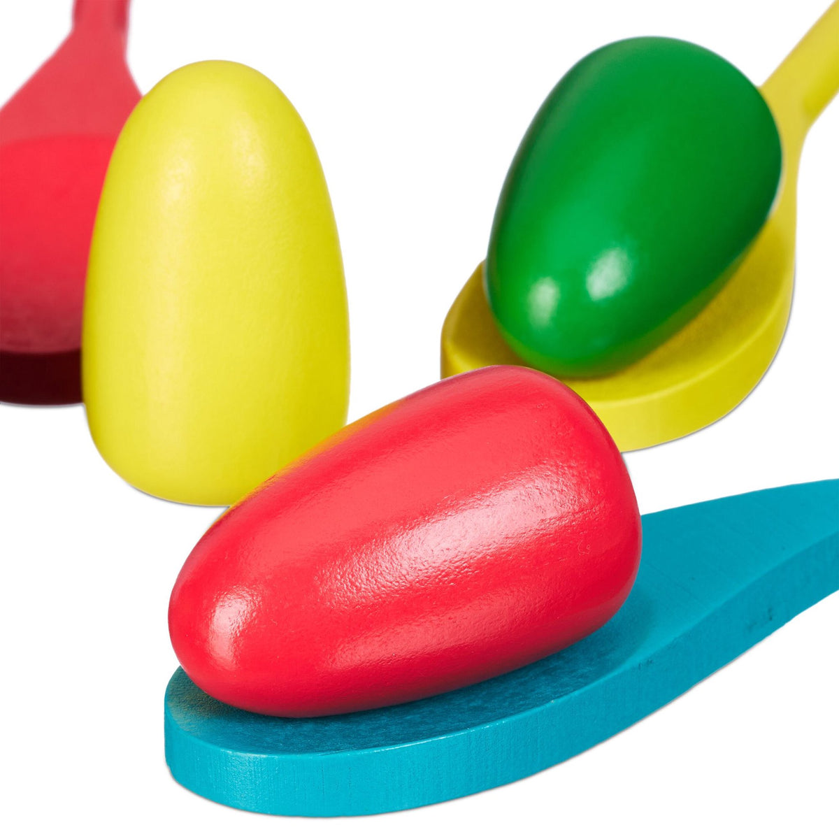 Outdoor games for children in a set