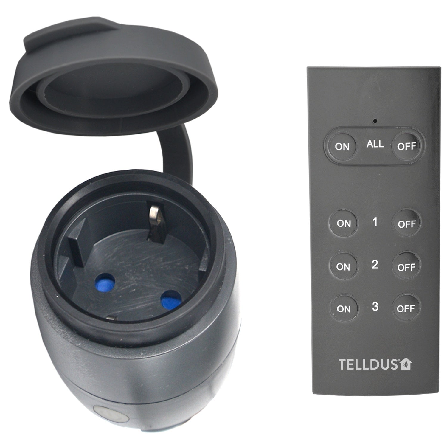 Outdoor receiver IP44 + Remote 433MHz