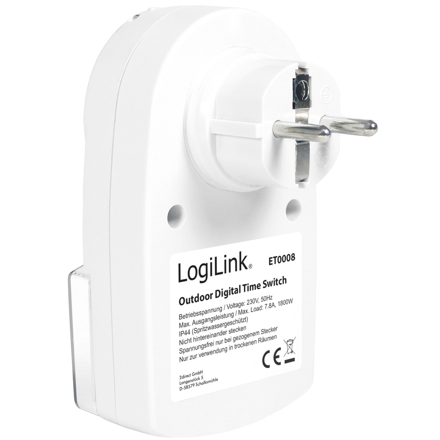 Outdoor timer Digital 1800W IP44