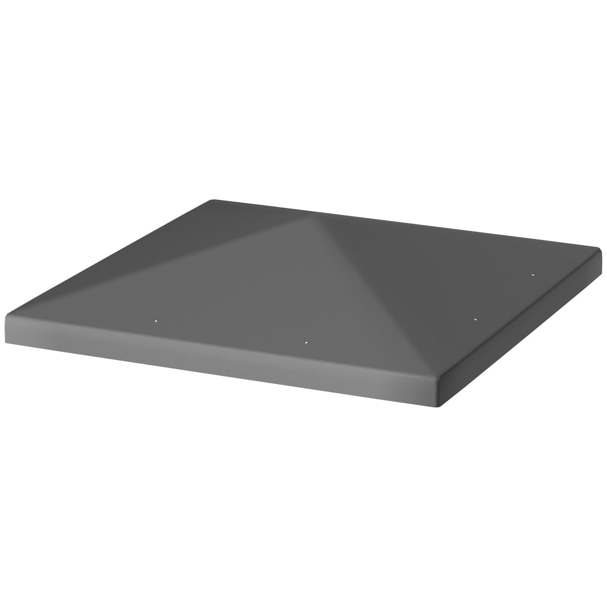 Outsuuny Replacement Roof for Gazebo 3x3m Waterproof Gazebo Roof Replacement Cover for Garden Gazebo Oxford Fabric Replacement Parts 370gsm Dark Gray