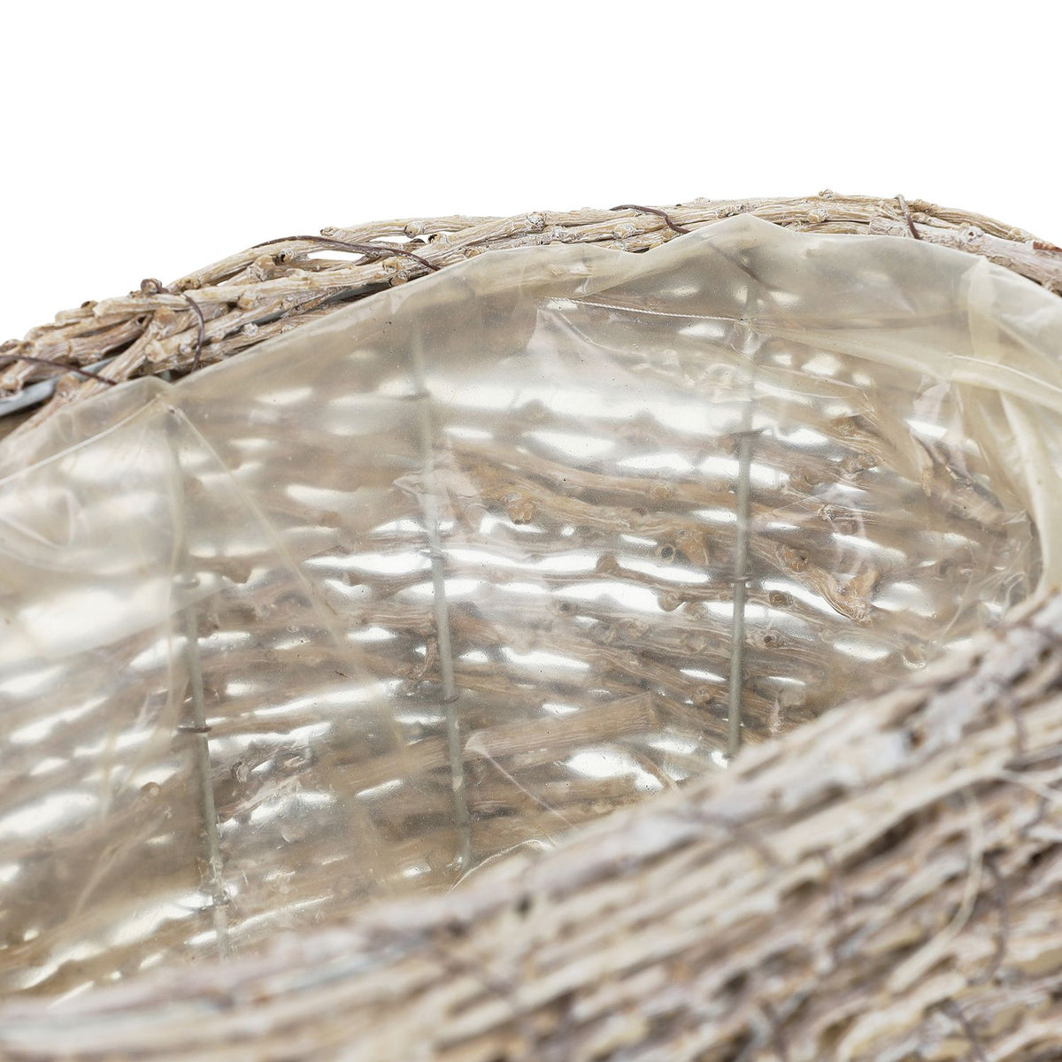 Oval flower pot - set of 3