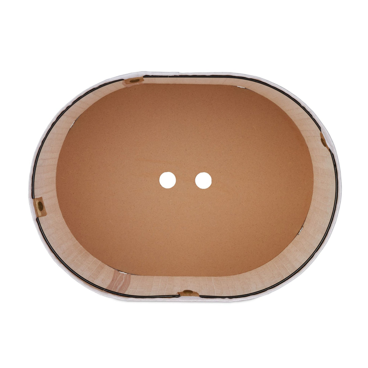 Oval laundry basket
