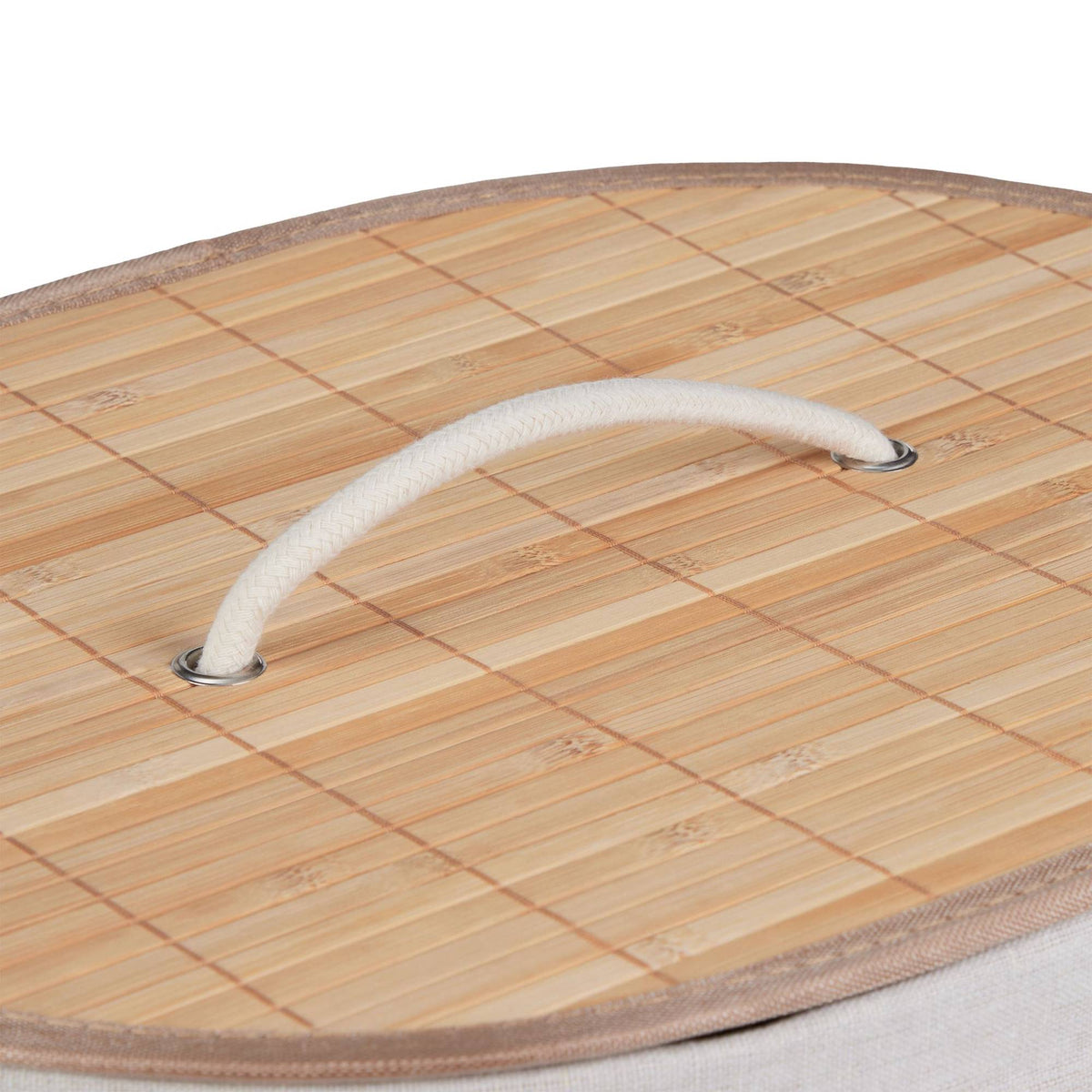 Oval laundry basket
