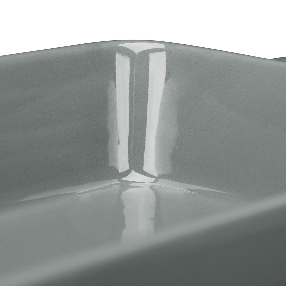 Oven form ceramic set of 3 gray