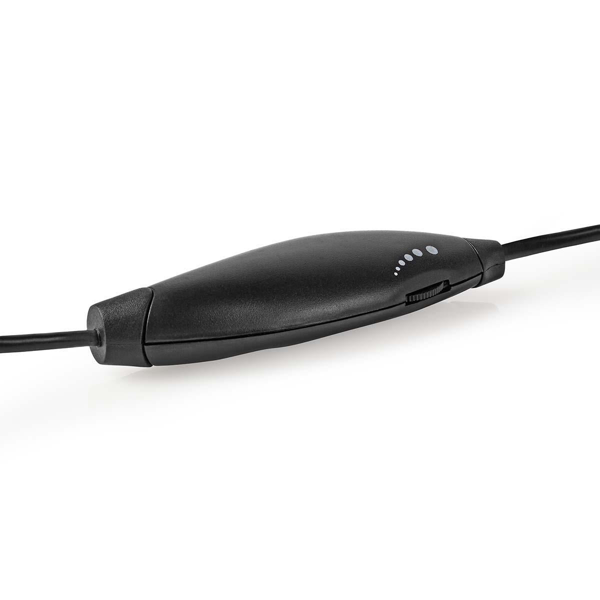 Over-Ear Wired Headphones | Cable length: 2.50 m | Volume Control | Black