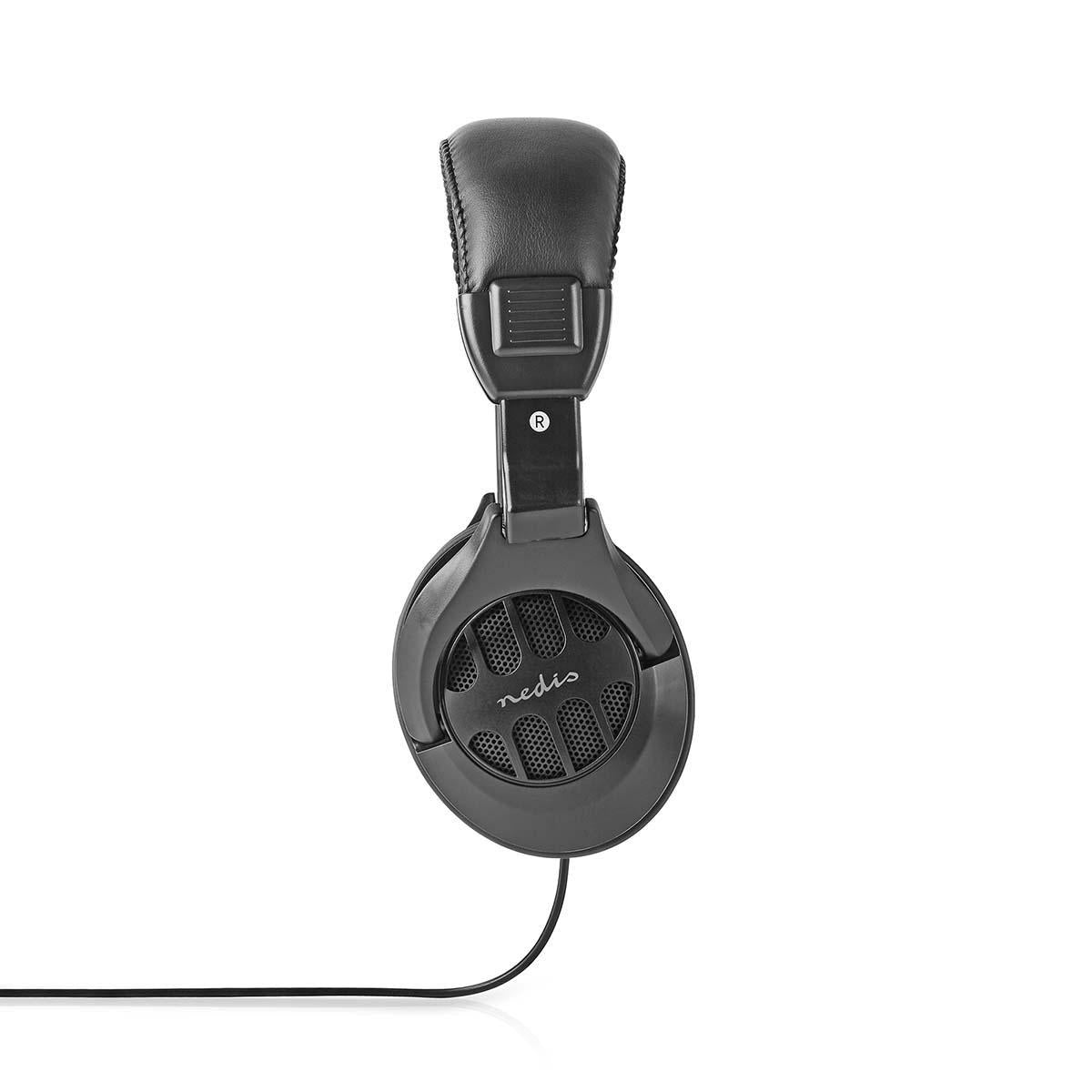 Over-Ear Wired Headphones | Cable length: 2.50 m | Volume Control | Black