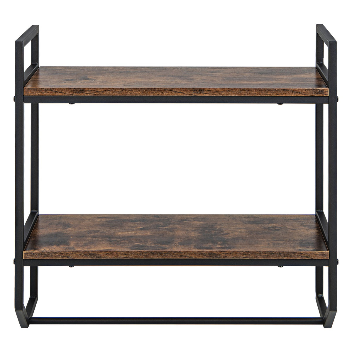 Over-The-Toilet Wall Shelf, 2-Tier With Towel Bar