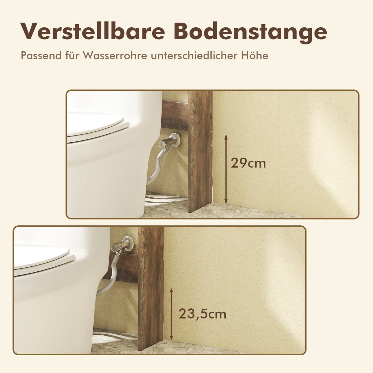 Over-Toilet Cabinet with Adjustable Shelf and Paper Holder