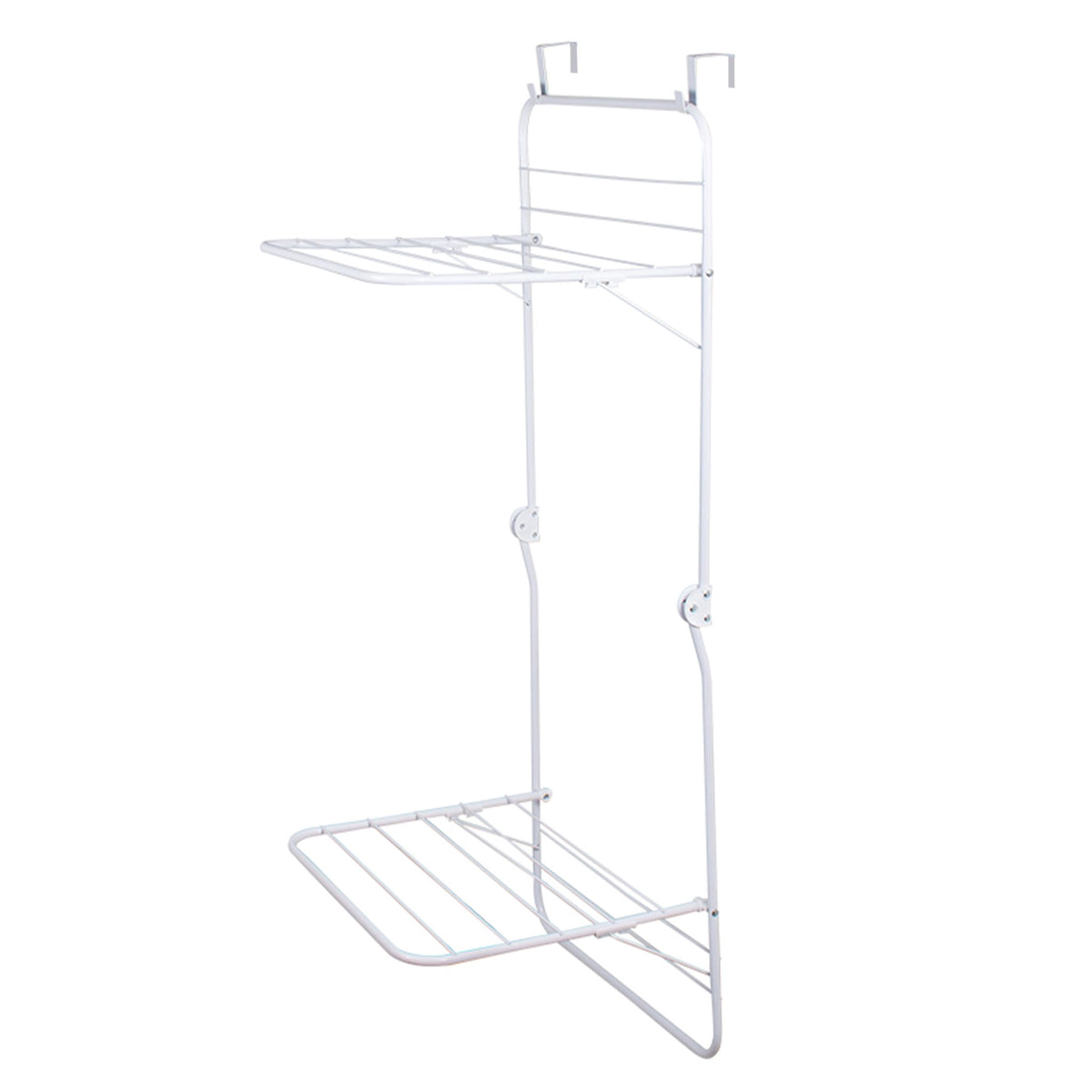 Overdoor Drying Rack, White Steel, 4.9m Drying Length