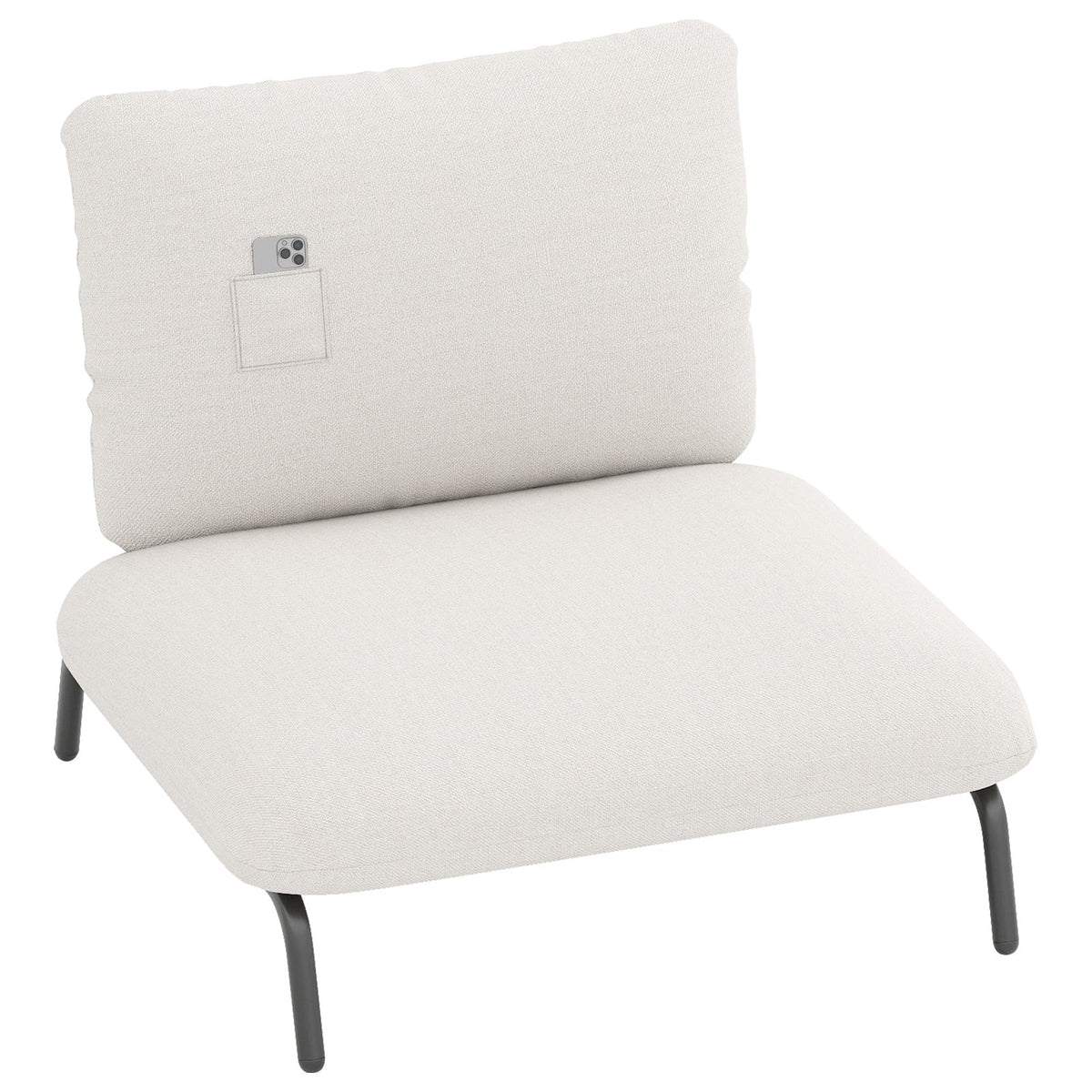 Oversized Accent Chair, Wide Seat, 250kg Capacity, Beige