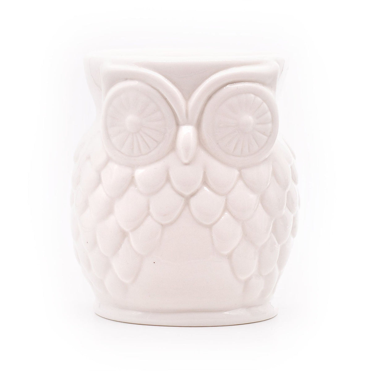 Owl Tealight Scent Lamp – Ceramic Aromatherapy Decor