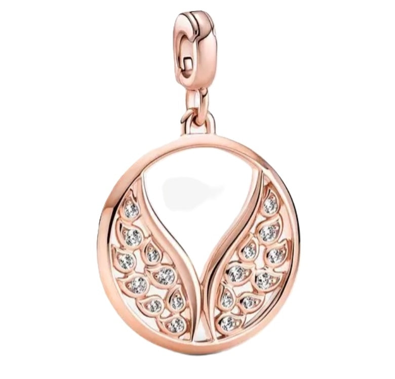 PANDORA CHARMS Mod. BURNING WINGS MEDALLION