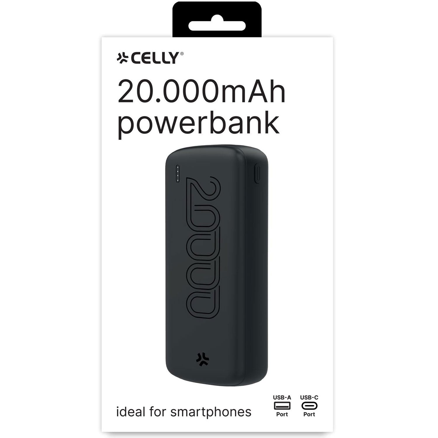 PBE20000EVO PowerBank 10.5W 20,000 mAh Black